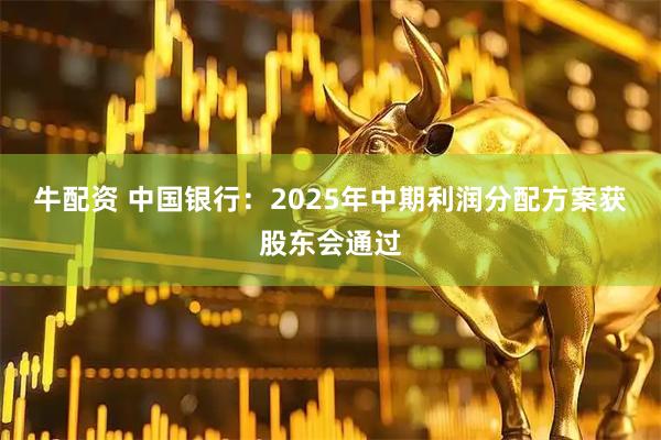 牛配资 中国银行：2025年中期利润分配方案获股东会通过
